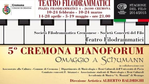 Cremona Pianoforum 2015 - Omaggio a Schumann