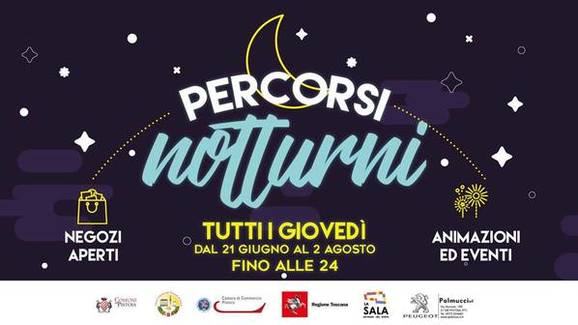 I percorsi notturni del giovedì a Pistoia